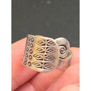 Tribal Spiral Ring 925 GFJ Stamp